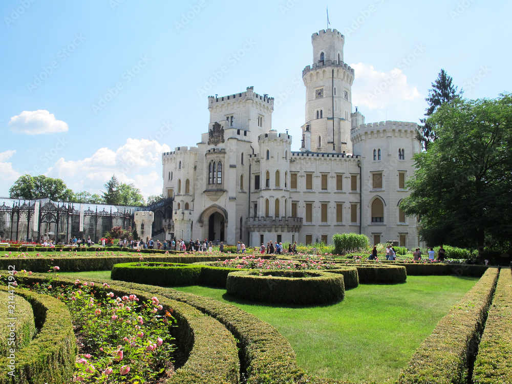 Hluboka nad Vltavou castle. South Bohemia (Czech Republic)