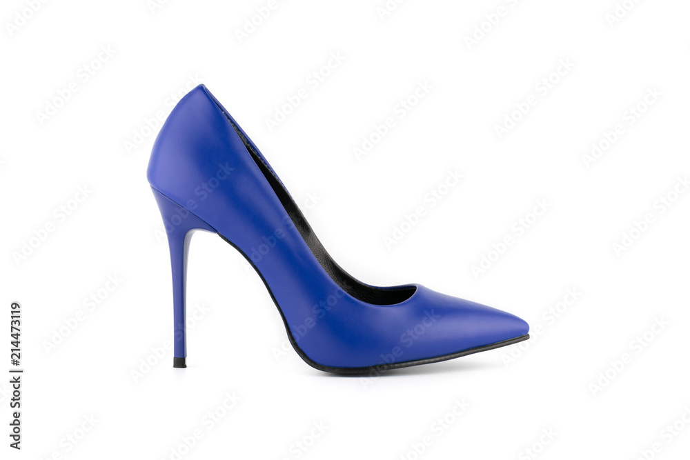blue stiletto heel shoe blue stiletto heel shoe