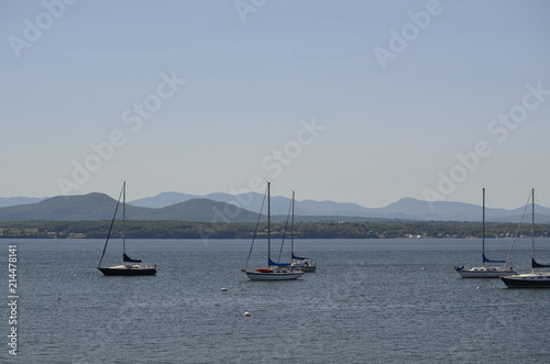 Sailboats on the water © Lorie Smith