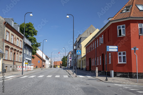 Fototapeta Naklejka Na Ścianę i Meble -  City Tour in Fredericia Denmark