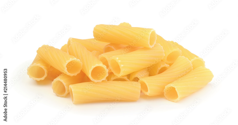Pile of pasta isolated on white background Pile of pasta isolated on white background