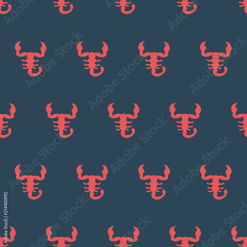 Color pattern with scorpions