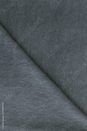 background texture. grey knitted fabric on white background