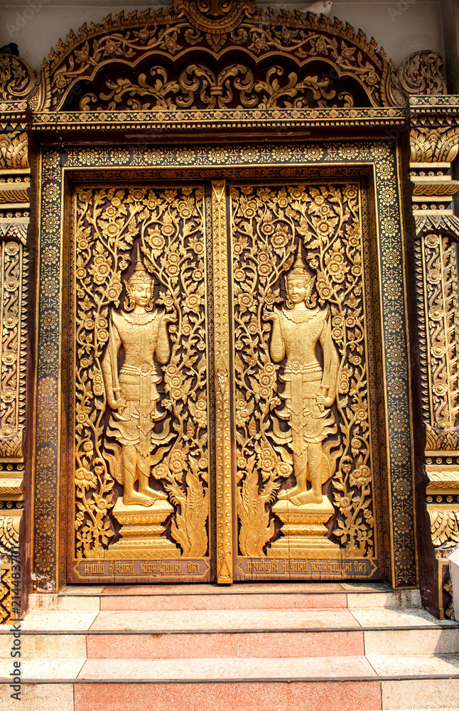 Tempel Wat Dokkham in Chiang Mai, Nordthailand, Südostasien