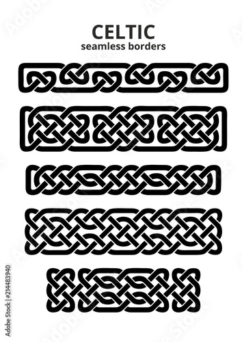 Celtic seamless borders