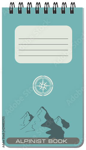 Book entries for climber