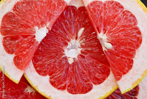 Grapefruit with full frame and closeup.