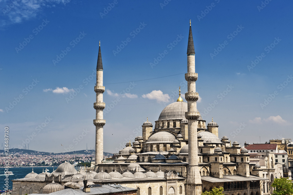 Neue Moschee, Yeni Cami, Istanbul, Türkei, Europa, Asien