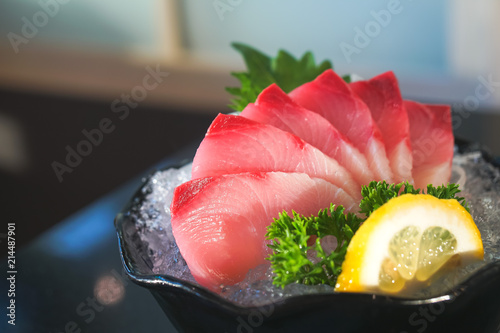 Hamahi sashimi japanese international luxury food photo