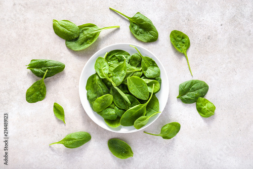 Bild auf Leinwand Fresh spinach