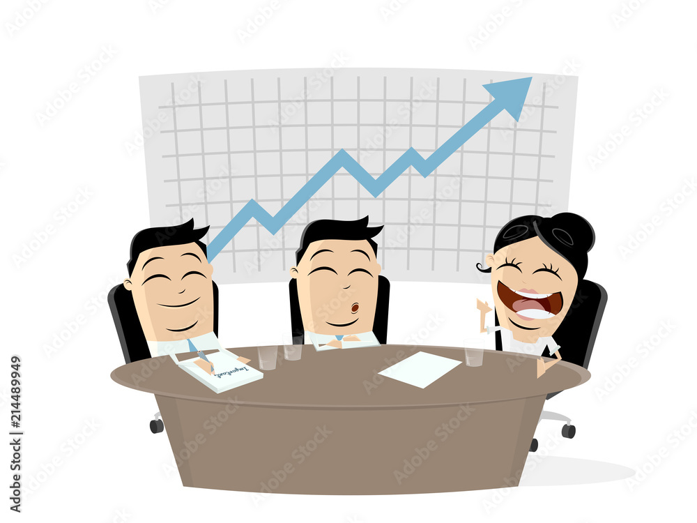 business team in meeting clipart Stock Vector | Adobe Stock