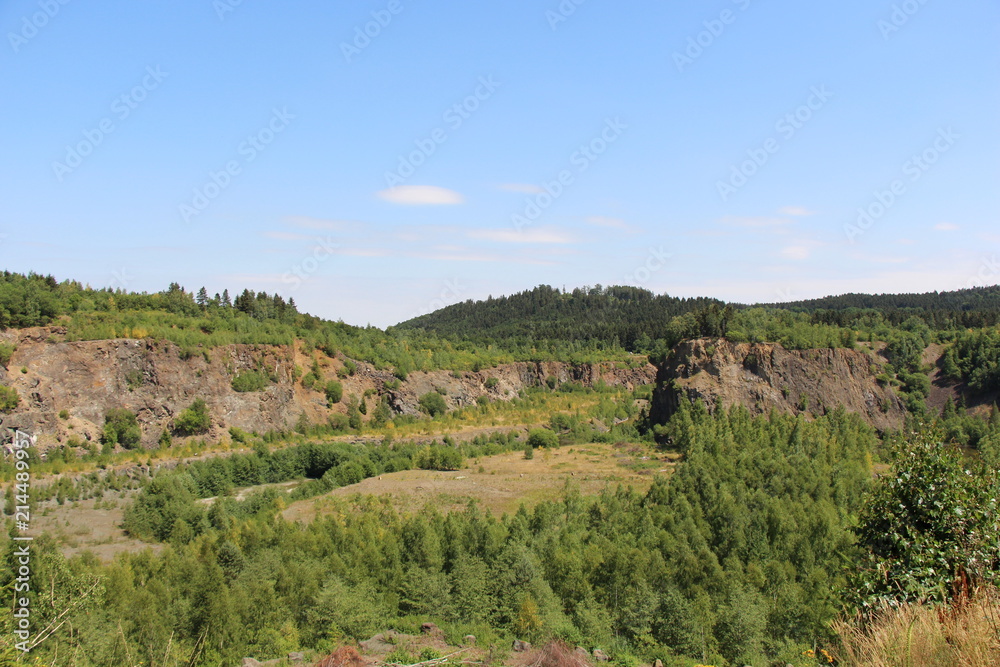 Der Diabas-Steinbruch in Wolfshagen im Harz 
