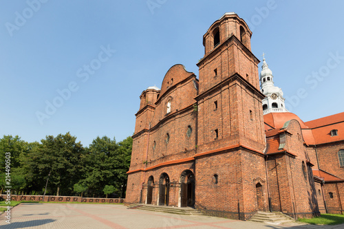 Katowice, Nikiszowiec, Historical old Church of the mining district of Silesia