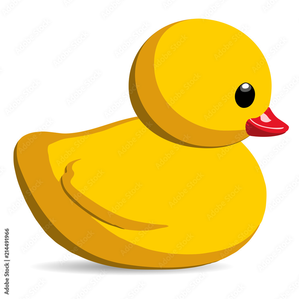 Rubber Duck Toy Vector Illustration Rubber Duck Toy Vector Illustration