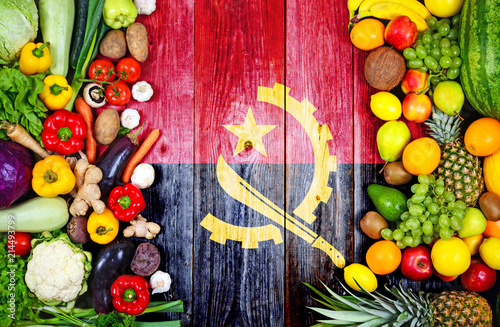 Fototapeta Naklejka Na Ścianę i Meble -  Fresh fruits and vegetables from Angola