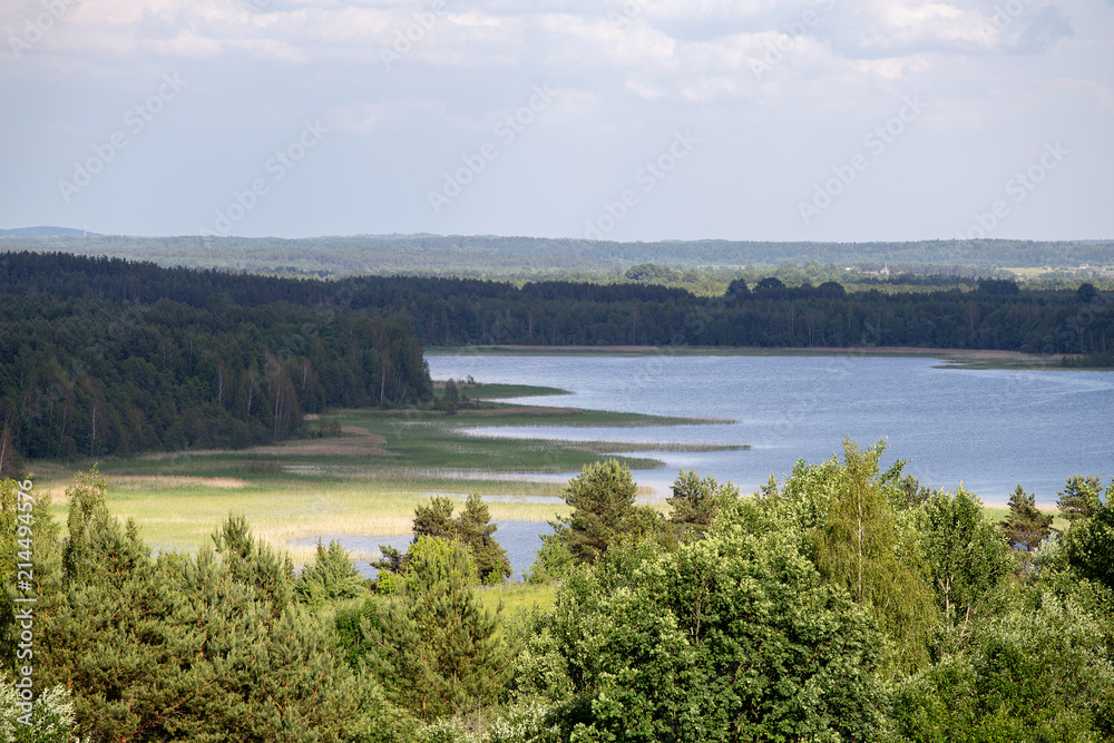 Travel destionation Belarus. Braslav lakes national park
