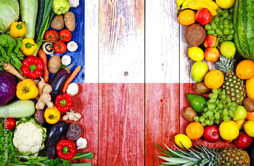 Fototapeta Naklejka Na Ścianę i Meble -  Fresh fruits and vegetables from Chile