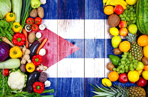 Fresh fruits and vegetables from Cuba