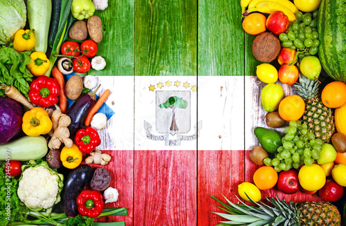 Fototapeta Naklejka Na Ścianę i Meble -  Fresh fruits and vegetables from Equatorial Guinea