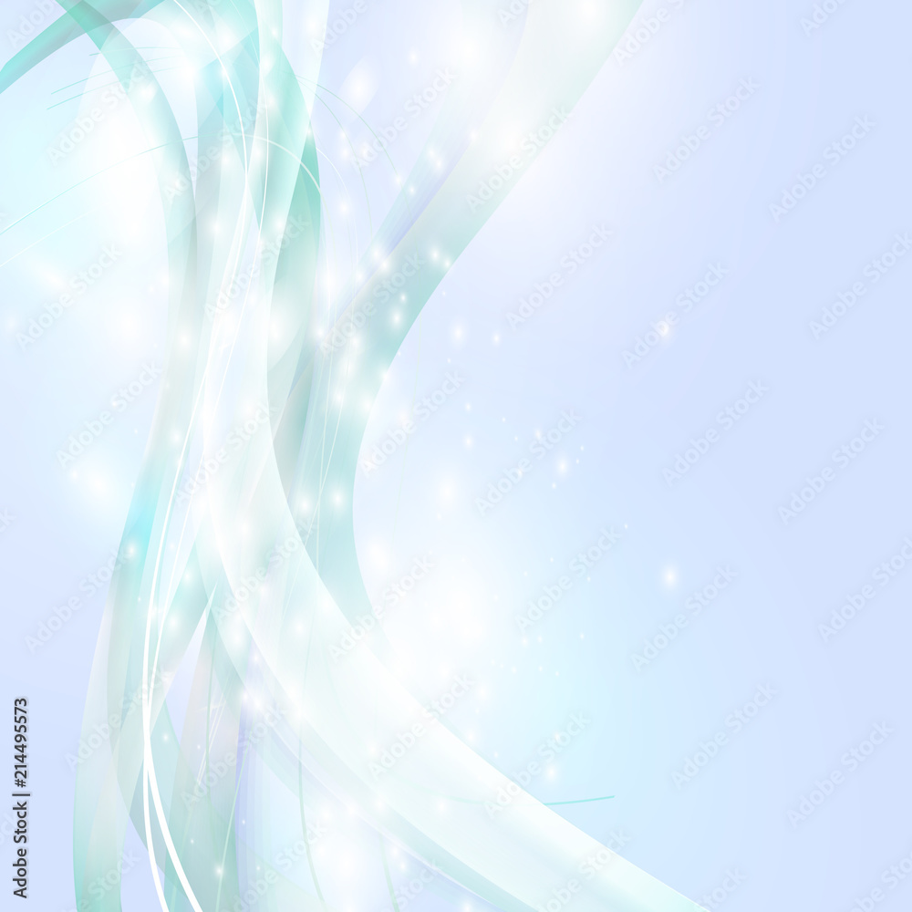 Light blue abstract waves elegant background. Vector design Light blue abstract waves elegant background. Vector design