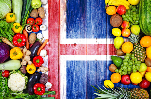 Fresh fruits and vegetables from Iceland