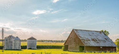 Countryside midwest farm web banner