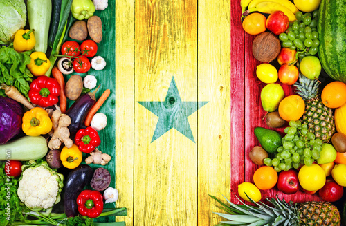 Fototapeta Naklejka Na Ścianę i Meble -  Fresh fruits and vegetables from Senegal