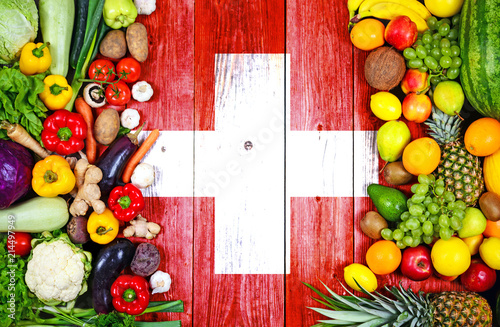 Fresh fruits and vegetables from Switzerland