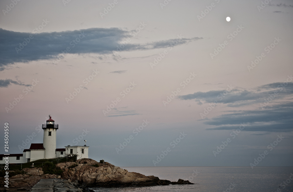 Eastern Point Lighthouse, Leuchtturm, Gloucester, Cape Ann, Bundesstaat Massachusetts, Neuengland, USA, Vereinigte Staaten, Nordamerika