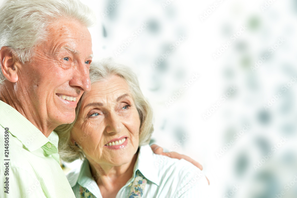 portrait of happy senior couple