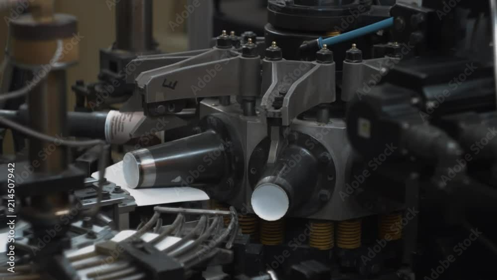 Modern automated equipment for production of paper cups. Manufacture of disposable tableware from environmentally friendly recyclable materials. Work on high performance and precision machinery