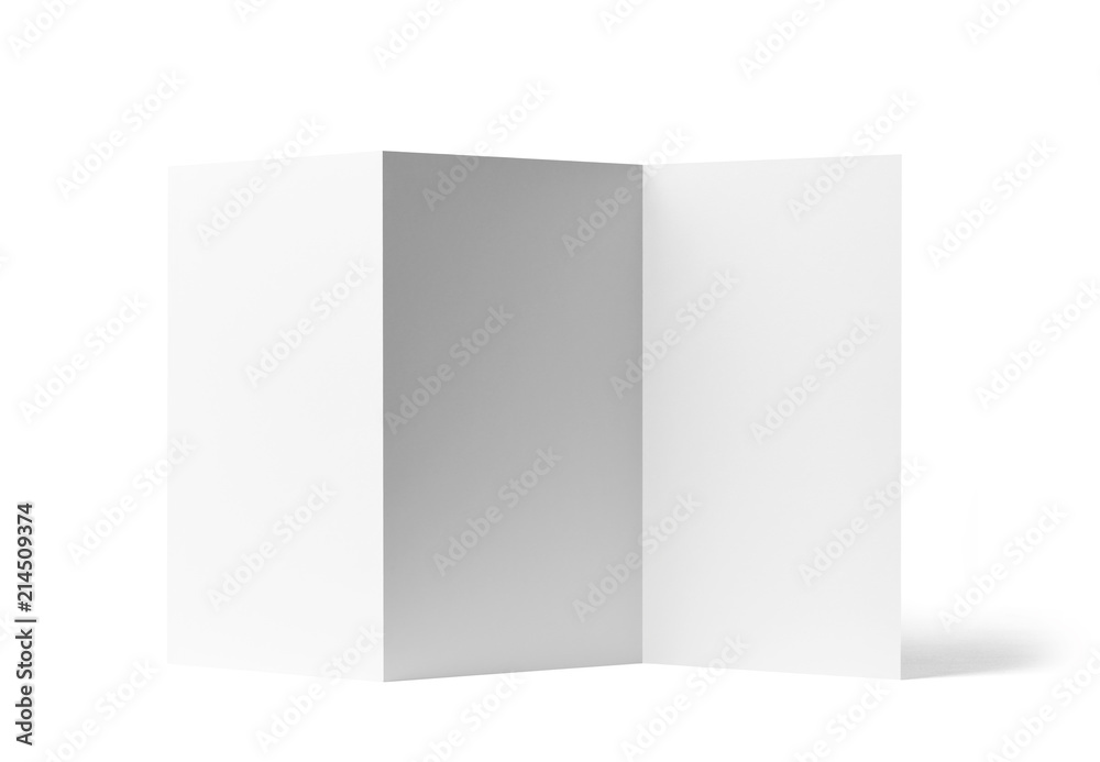 folded leaflet white blank paper template book folded leaflet white blank paper template book