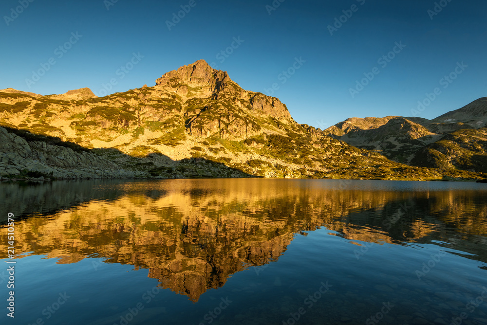 Popovo Lake and Jangal mountain in Pirin National Park,Bulgaria.