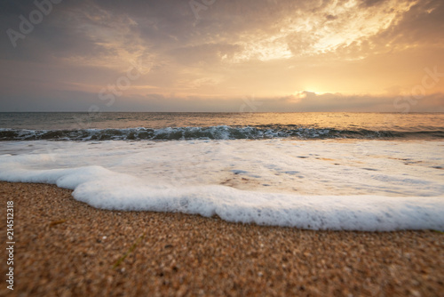 Sunrise at the beach.