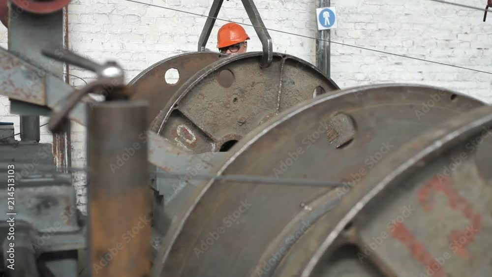 Round rollers for rolling wire. Wire factory Round rollers for rolling wire. Wire factory