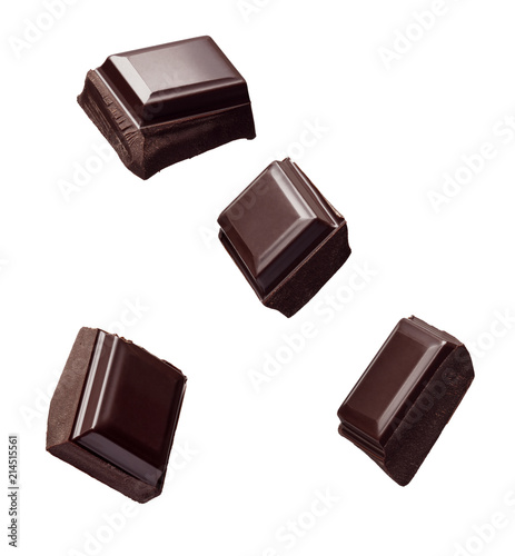 chocolate piece sweet food dessert falling