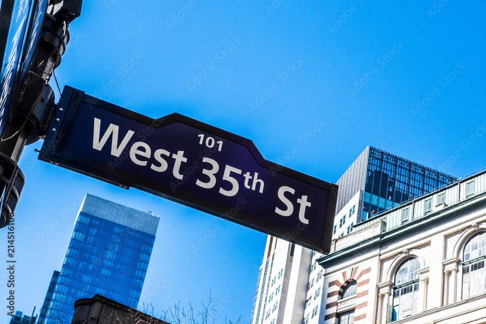 Obraz premium West 35th Street
