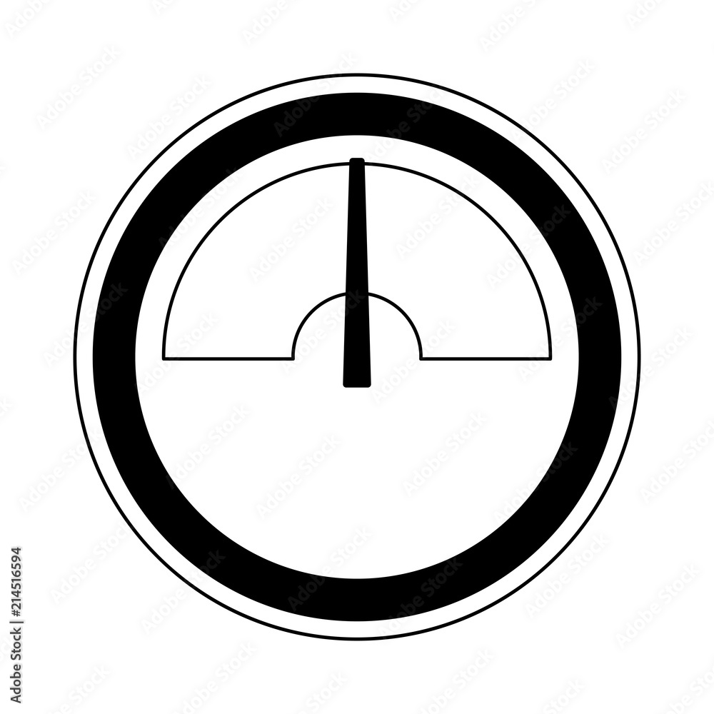 Analog pressure meter vector illustration graphic design Analog pressure meter vector illustration graphic design