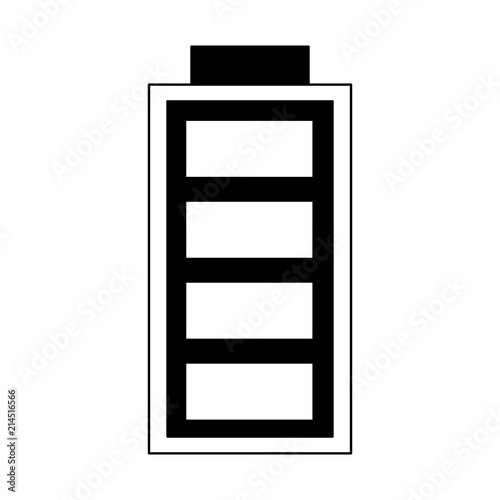 Rechargeable battery symbol vector illustration graphic design photo
