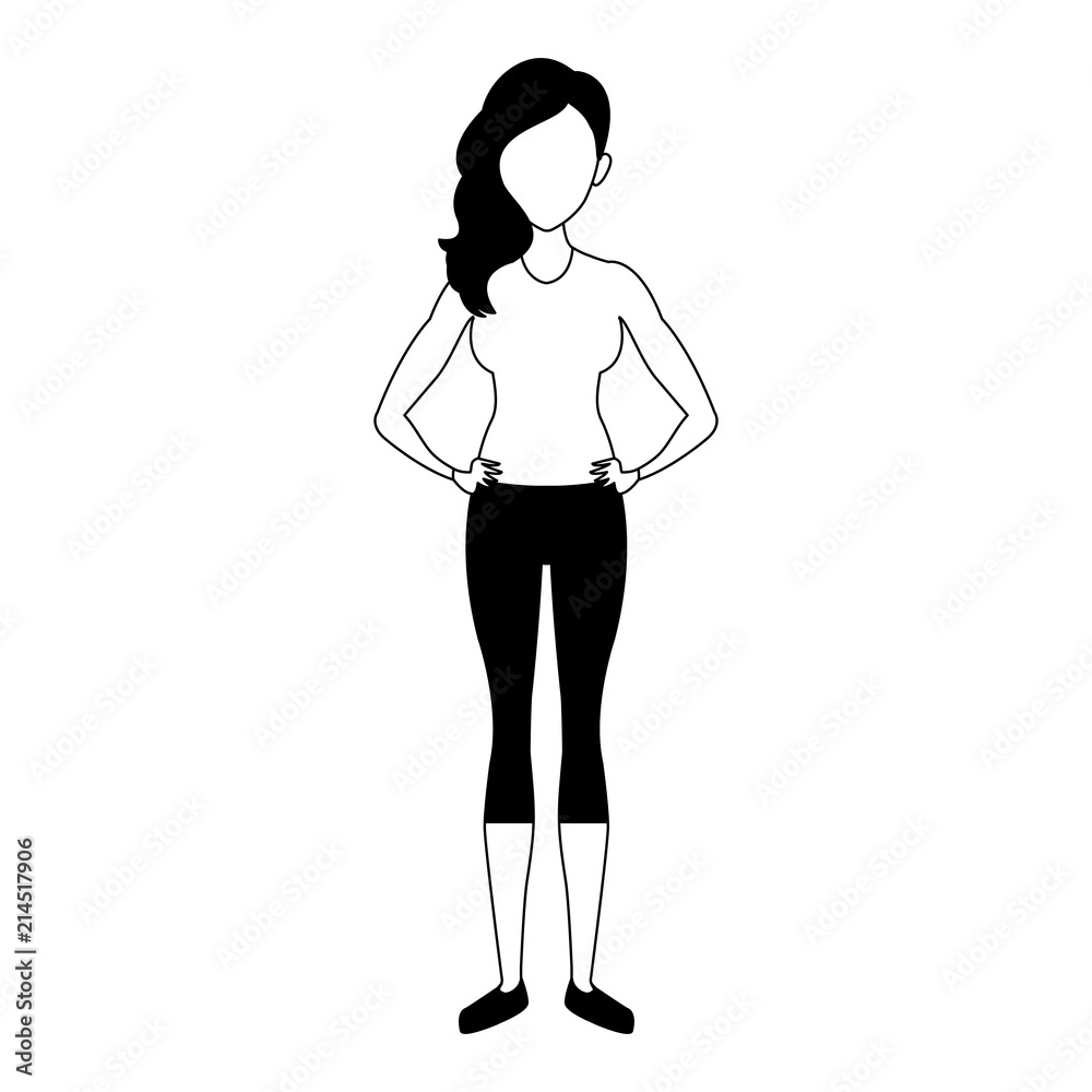 Beautiful woman cartoon vector illustration graphic design Beautiful woman cartoon vector illustration graphic design