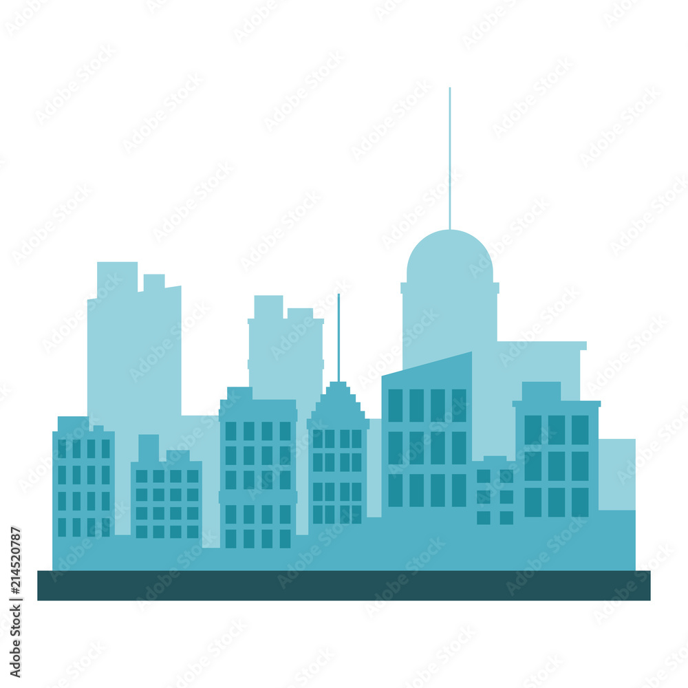 City building scenery vector illustration graphic design City building scenery vector illustration graphic design