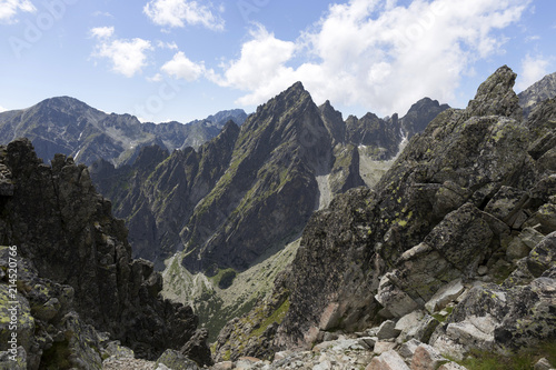 View on the mountain Peaks of the High Tatras, Slovakia © Kajano