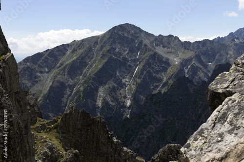 View on the mountain Peaks of the High Tatras, Slovakia © Kajano