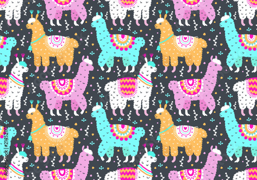 Seamless vector ornamental fashion design pattern. Cute animalistic, floristic hand drawn doodle graphic trendy background for textile print, wallpaper, wrapping paper. EPS 10 colorful illustration 