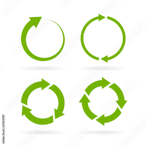 360 degree complete cycle vector arrow photo