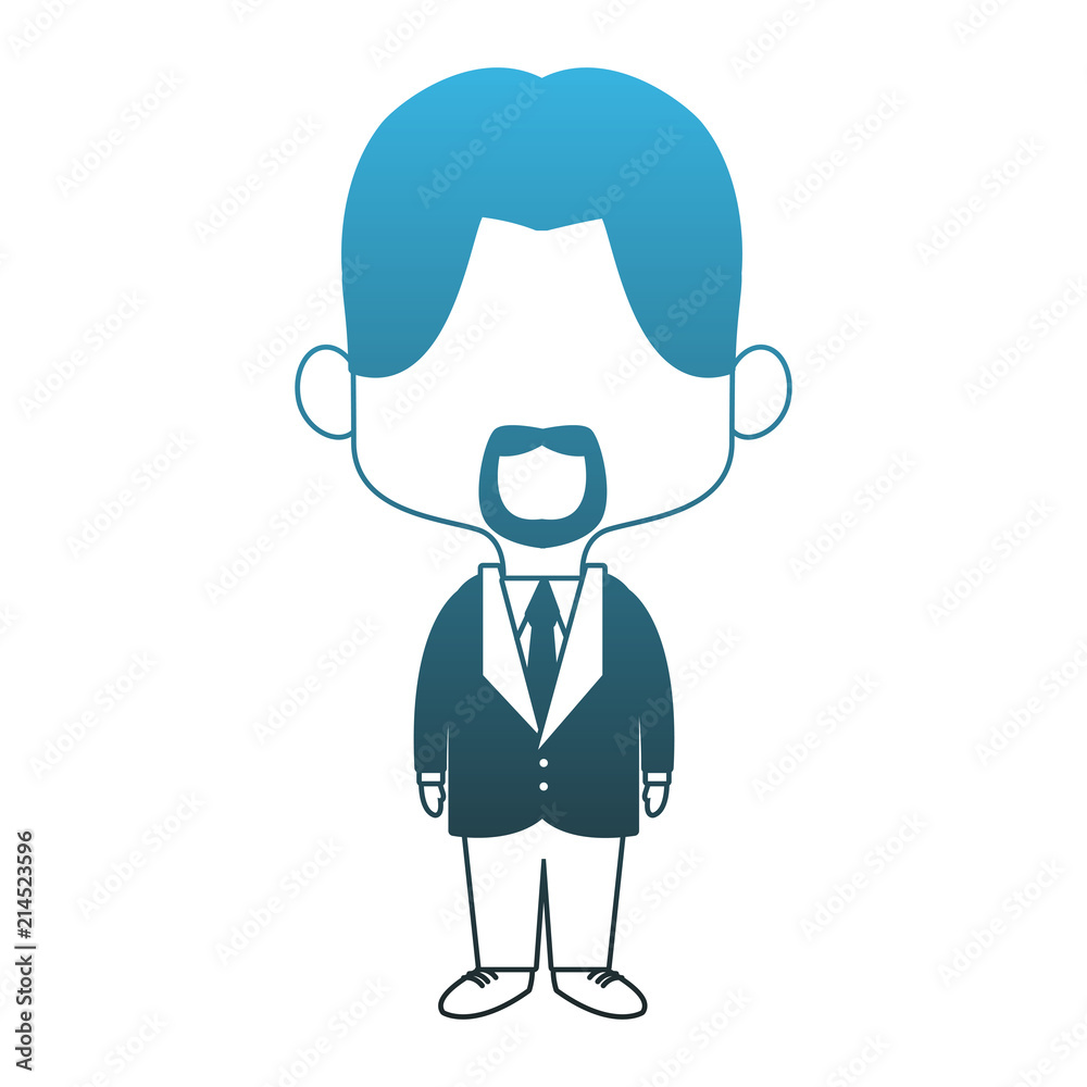 Midget businessman cartoon vector illustration graphic design Midget businessman cartoon vector illustration graphic design