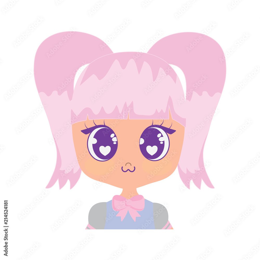 kawaii girl design