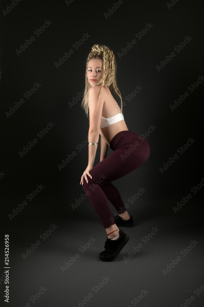 Dancehall dancer. Dancehall dancer.