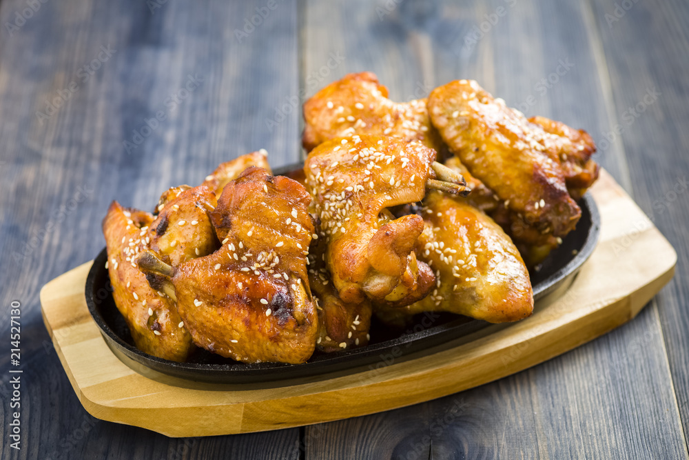 chicken wings with sesame