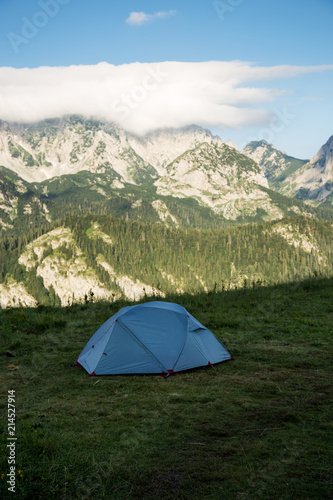 Camping Tent at mountain